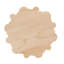 Grande applique en bois d'acanthe en érable massif massif 6 po x 5/8 po