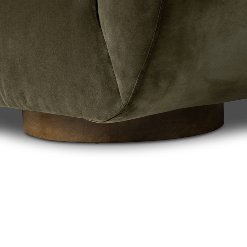 Sabine Sofa, Surrey Olive 76.8% Cotton/23.2% Polyester