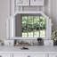 Meuble-lavabo avec grand miroir ajustable