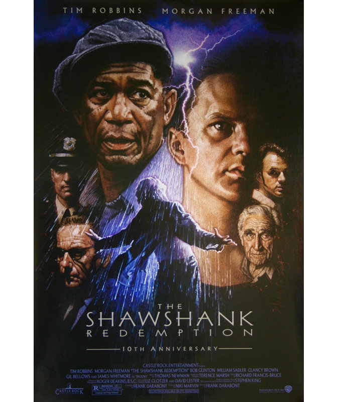 The Shawshank Redemption, 24" H x 16" W