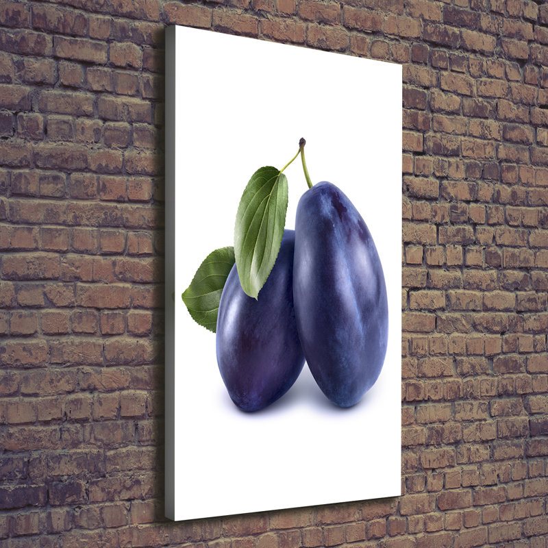 Plums - Wrapped Canvas Print