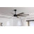 60 In. 8-plywood Double-sided Black and Walnut Blades Ceiling Fan With Remote Dc, Gold-713002702-713002698-713002696