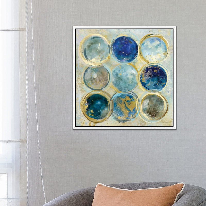 Alignment II by Carol Robinson - Print on Canvas, White Framed Canvas, 45.72 cm H x 45.72 cm W