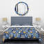 Ensemble de housse de couette style mid-century à motif abstrait géométrique-40702620