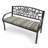 48" x 18" Outdoor Bench Cushion with Ties-1557750508