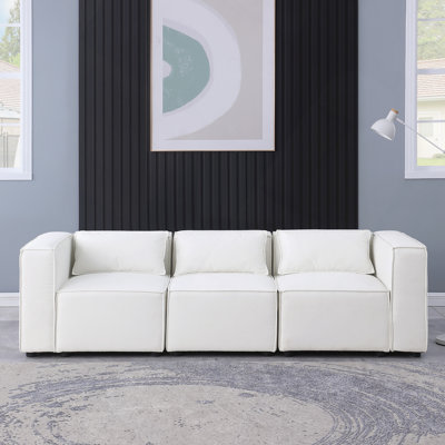 Sectional Sofa, Modular Sofa Chenille Fabric, Simple And Grand, The Seat And Back Is Very Soft. This Is Also A Knock Down Sofa