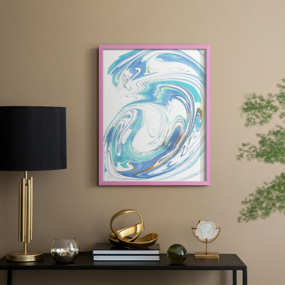 Galaxie II Framed Print - Solid Wood