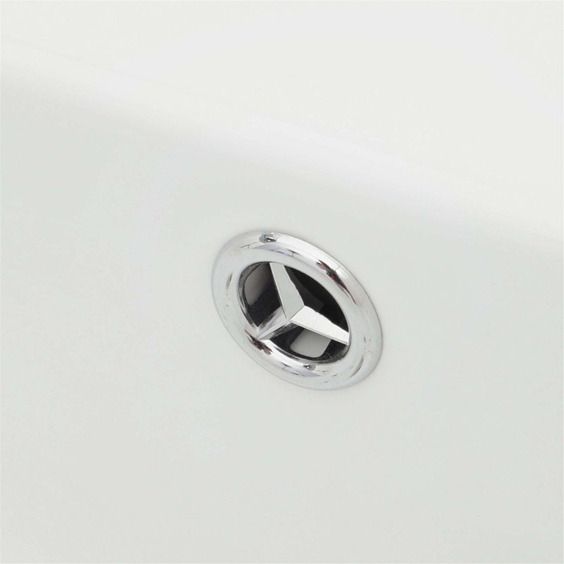Wall-Mounted Ceramic Bathroom Sink with Integrated Black Towel Bar and Faucet for Space-Saving Modern Bathrooms.