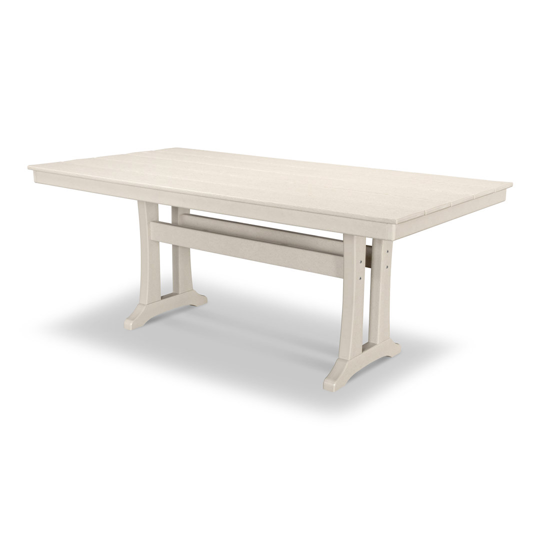 POLYWOOD Tables Trestle 37.75" x 72.25" Dining Table POLYWOOD® 