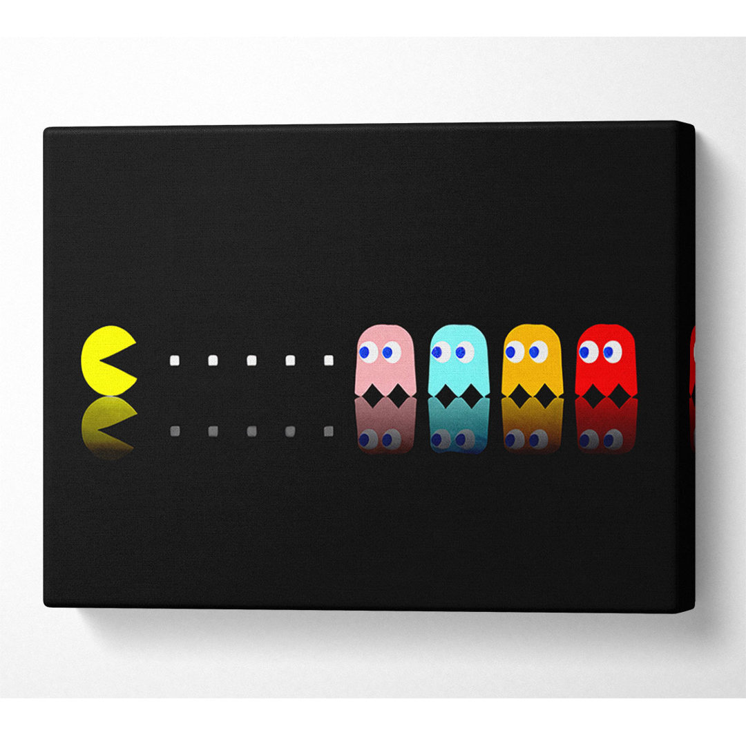 Pacman Ghosts - Kunstdrucke auf Leinwand - Wrapped Canvas