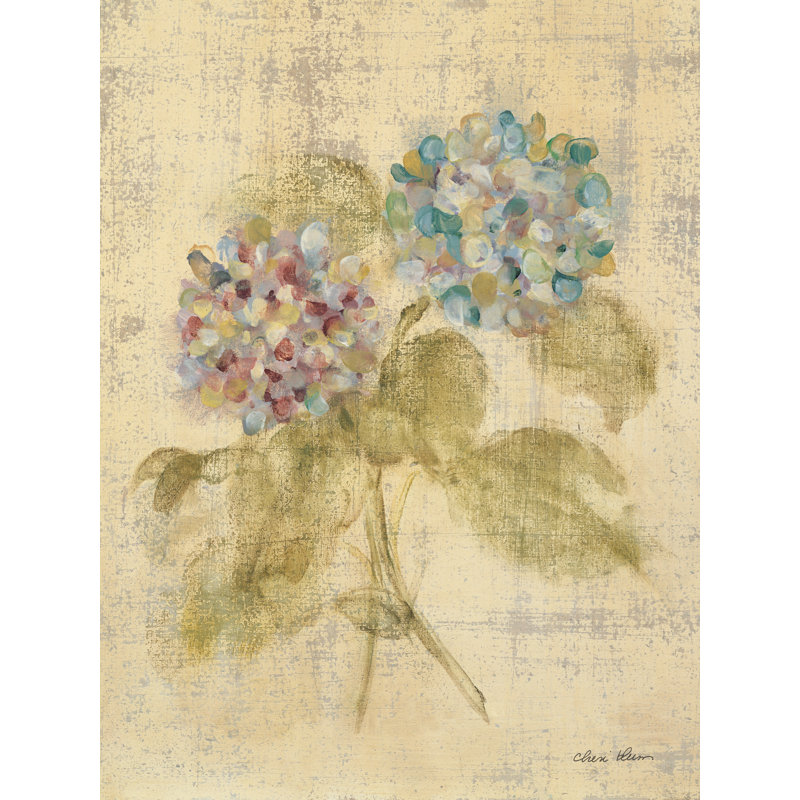 Bouquet d'hortensias bleus par Cheri Blum, H 40 po x l 30 po