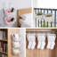 Paniers de rangement suspendus en plastique avec crochets, organisateur mural avec trous de ventilation et base antidérapante, conception emboîtable peu encombrante pour la salle de bain, la cuisine, le garde-manger et la chambre à coucher