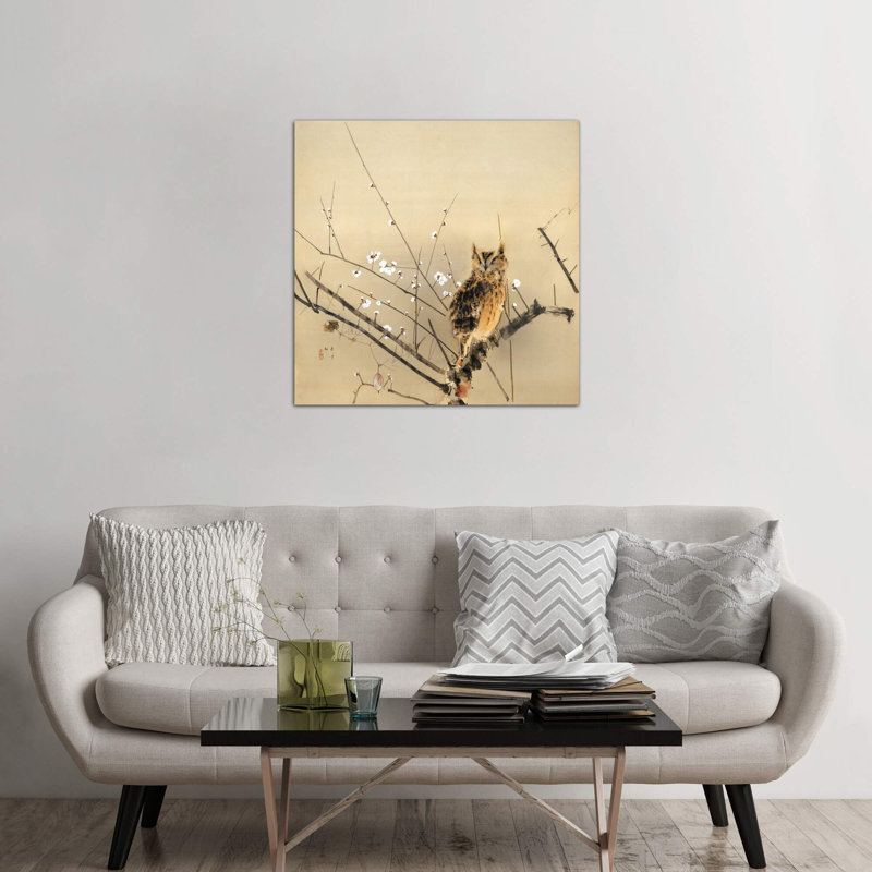 Early Plum Blossoms by Piet Mondrian - Wrapped Canvas Painting, 66.04 cm H x 66.04 cm W x 3.175 cm D
