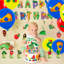 Hungry Caterpilla Party Supplies, 73pcs Hungry Caterpillar Birthday Decorations & Tableware Set