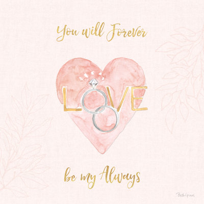" All You Need Is Love XI Pink " by Beth Grove