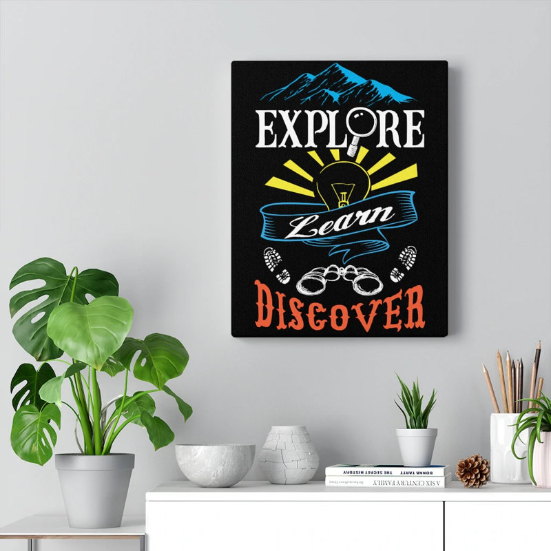 Explore - Wrapped Canvas Print, 36cm H x 28cm W