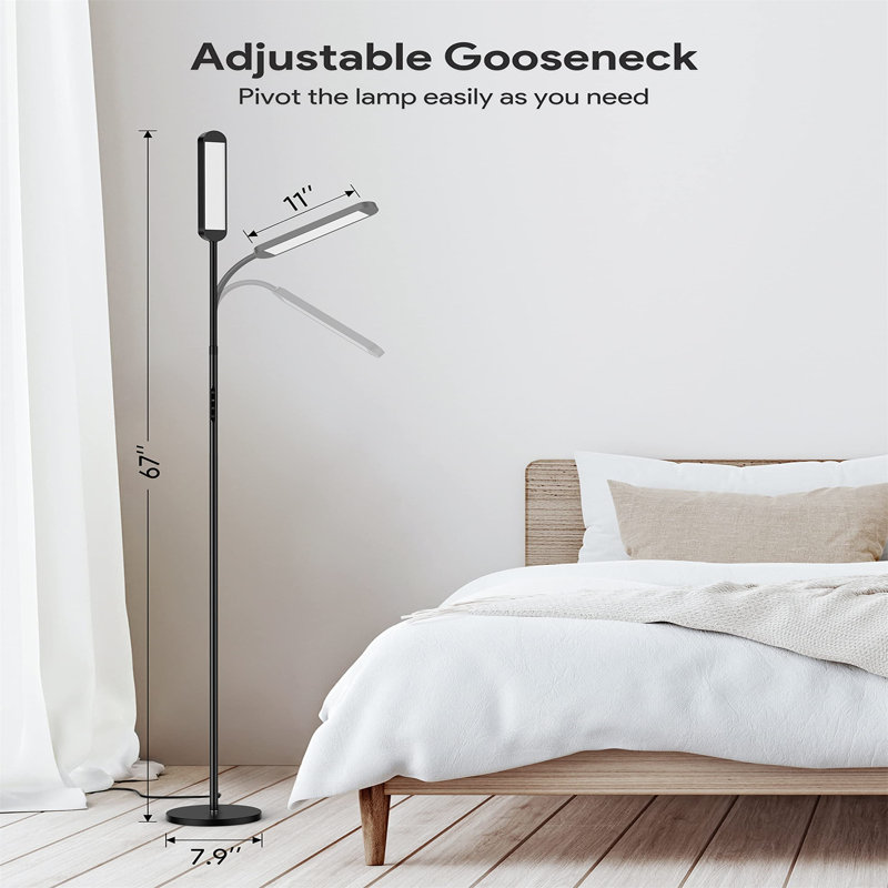 170cm Matte LED Arched Floor Lamp