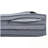 Outdoor Chaise Lounge with Hidden Side Table and Arched Armrests-756769423