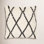 Cyan Geometric Wool Pillow Cover