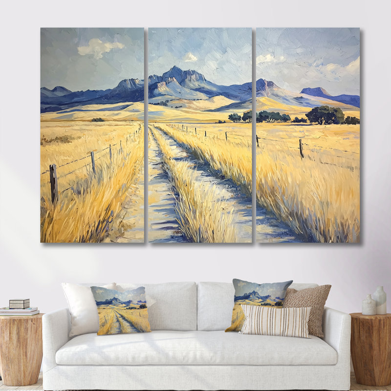 Davis, Texas, Texas, ensemble d'art mural, 40" H x 60" W, Wrapped Canvas, Does Not Apply