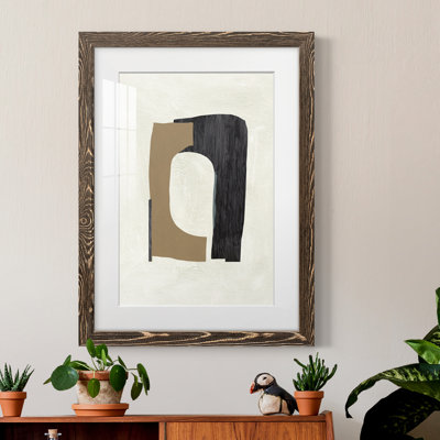" Cardboard Cutouts I " Painting Print