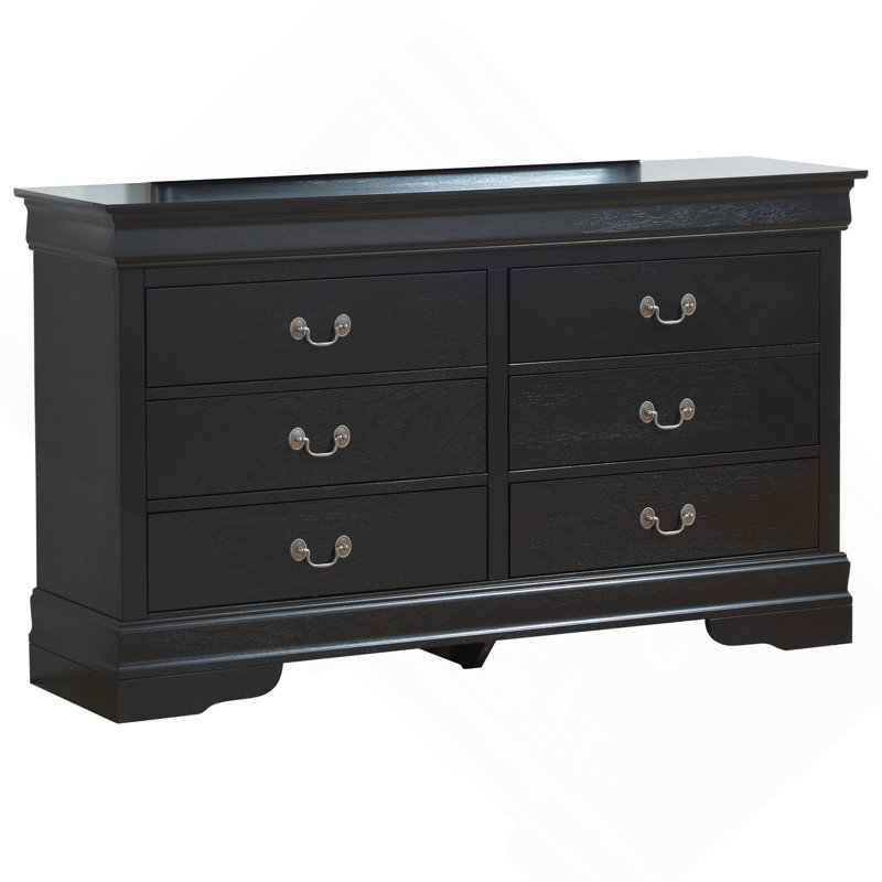 Commode noire Elegant Traditional