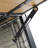 52.8"w Outdoor Grill Cart With Weather - , Wood Table, Foldable Desktop, Ample Storage, Wine Bottle Holder Grey Rolling Steel Frame, Extended Table Top, Hidden Rack
