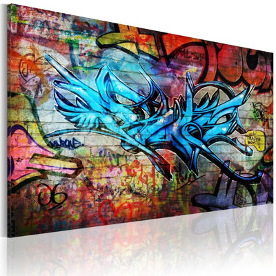 Tomio - Graffiti sur toile 5 pièces