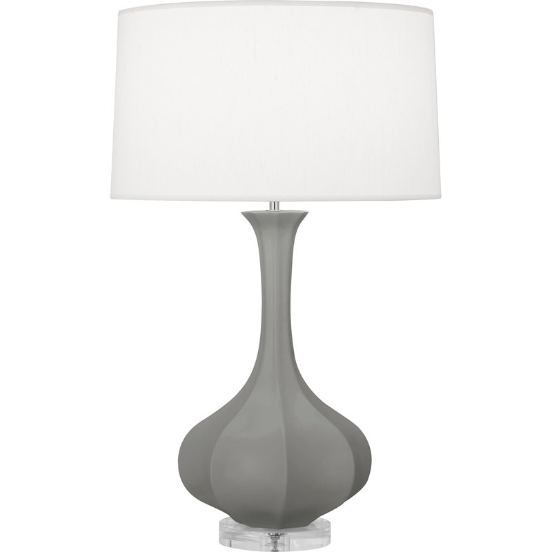Pike Table Lamp, Matte Smoky Taupe