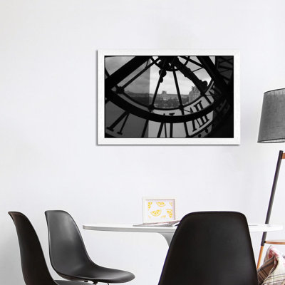 Clock Tower In Paris - Print on Canvas
