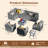 11 Piece Sofa Seating Group with Cushions-1608455203-1607608475