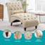 Chaise longue en velours capitonnée avec coussin éponge haute densité-1876958413