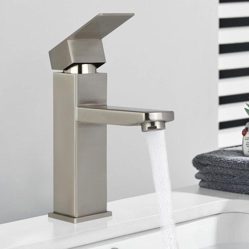 Faucet Bathroom Sink Faucet Modern - Washbasin Faucet Kitchen Mixer Tap Hot and Cold Water Tap Stainless Steel Single Lever Mixer High Pressure Faucet Sink For Bathroom WC Sink