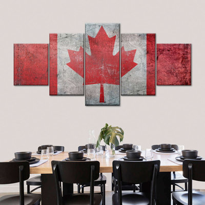 " Canada Flag " 5 - Pieces