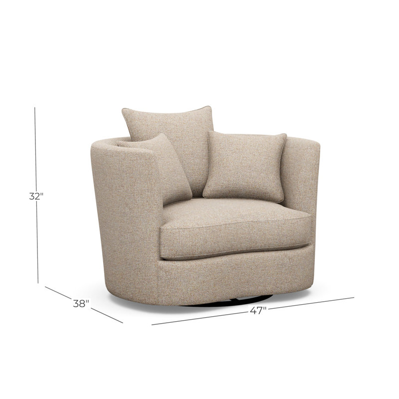 Bruno Swivel Barrel Chair, 5246-74