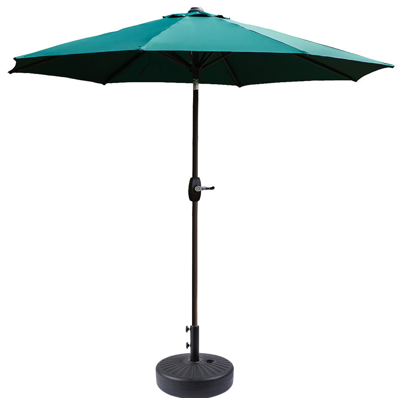 Parasol de marché 108 "Pierpoint, Vert foncé, Noir