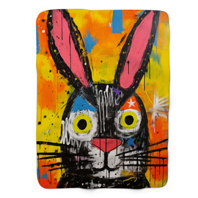 Artistic Creatures - 1 Piece Premium Sherpa Blanket