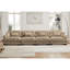 Canapé modulaire surdimensionné à assise profonde et coussins-409793575