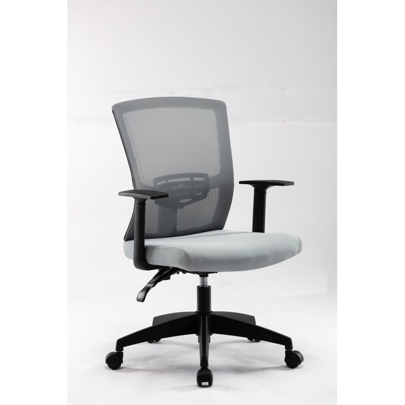 Chaise de travail en filet, Gris, Gris