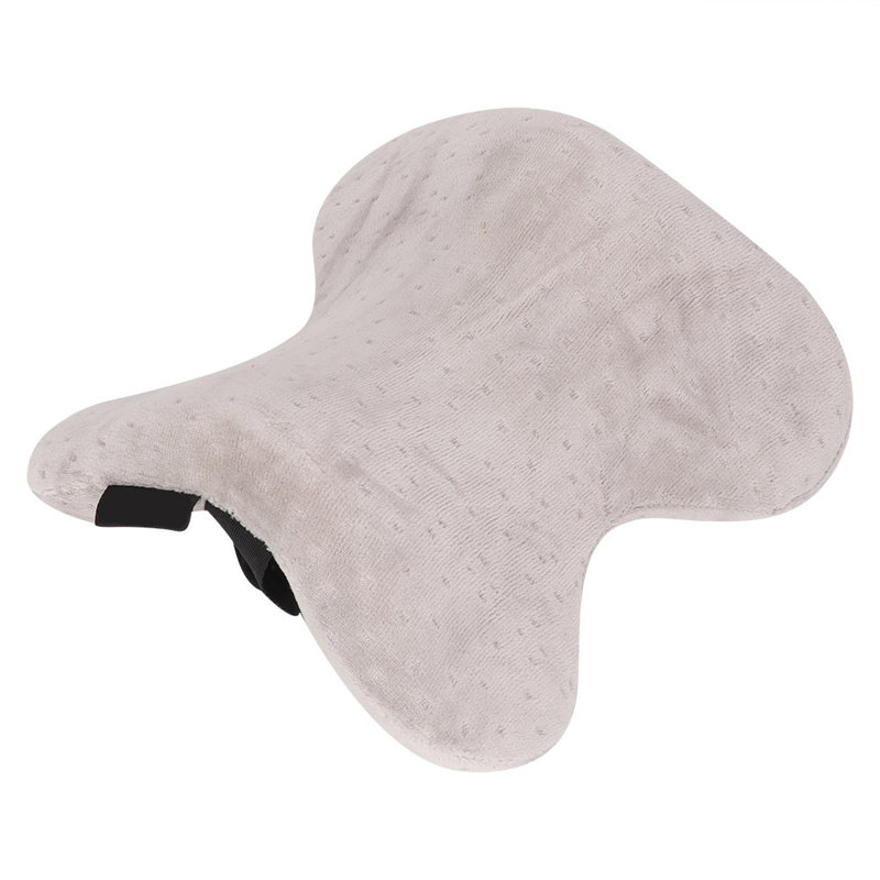 Oreiller de voyage en forme de U multifonctionnel en mousse à mémoire de forme cervicale (gris)