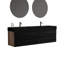 Wall Mounted Single Double With Granite Top