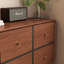 Armoire d'appoint en bois manufacturé noir-1371327597
