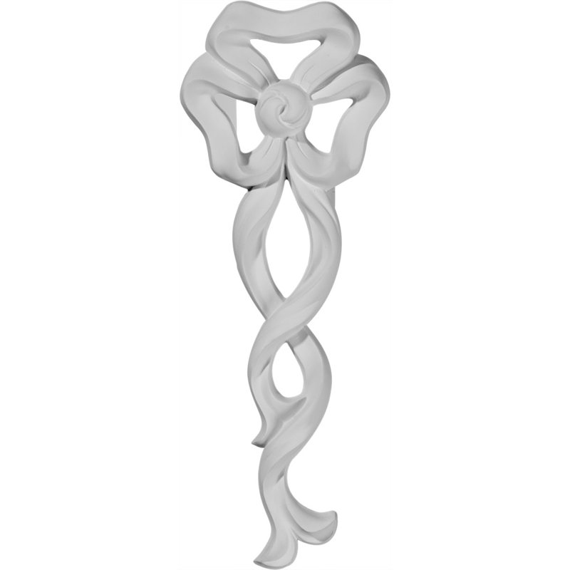 Versailles 9.5'' H x 3.5'' W x 0.62'' D Urethane Onlay Scroll
