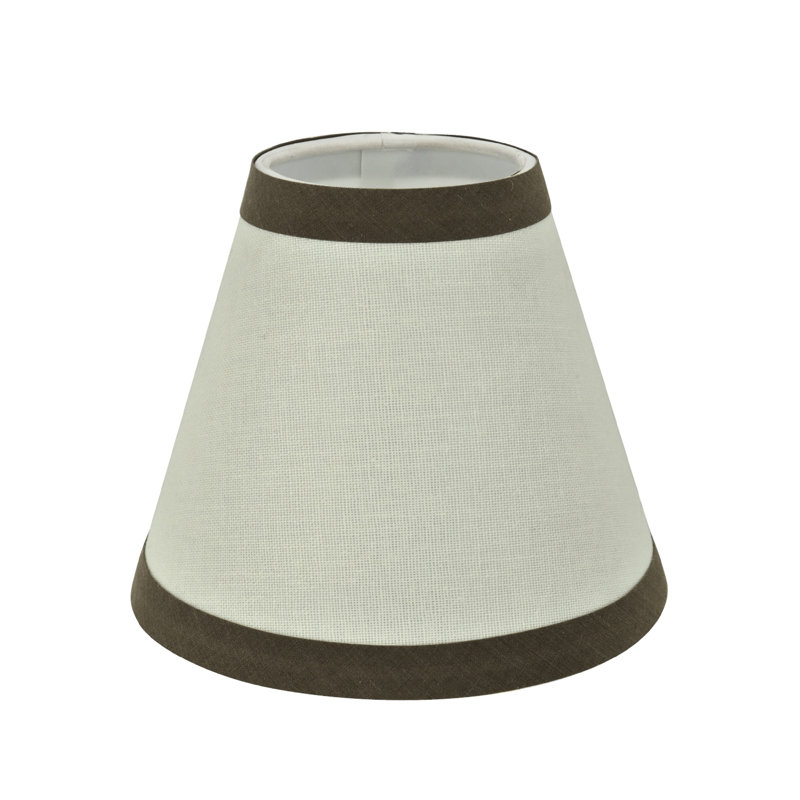 5'' H Linen Empire Lamp Shade, Brown