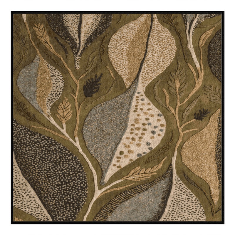 Tapis brun lavable à la machine, Carré 7 pi
