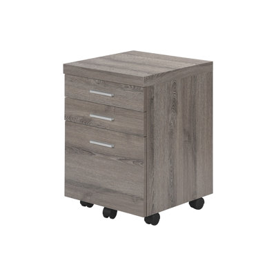 18.25'' Wide 3 -Drawer Mobile File Cabinet