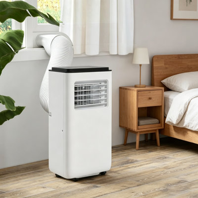 Climatiseur portatif blanc l 13 po x P 11 po x H 27,7 po