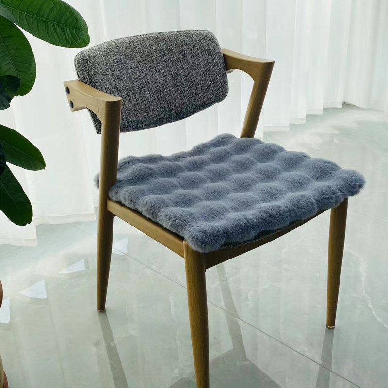 Coussin de siège Coussin de chaise pour coussin de siège épais et doux pour étudiant, Gray