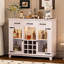 Armoire-bar buffet de style campagnard 42 po Dafayon