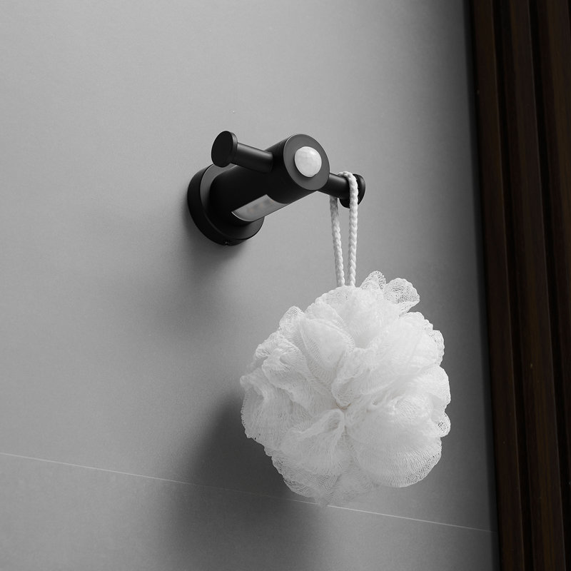 Wall Mounted Robe Hook with LED light